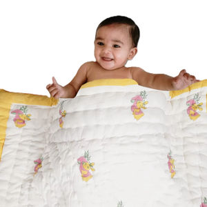 Edredón de Algodón Ecológico para Niños, Diseño con Motivos, Tela Orgánica Hipoalergénica, Ropa de Cama Montessori para Guardería, Proveedor Mayorista - Product Image 1