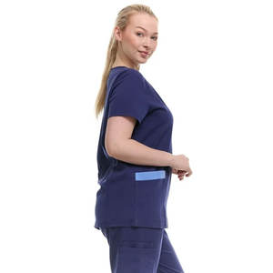 Uniformes Médicos al por Mayor para Hospitales, Clínicas Dentales, Ropa Quirúrgica para Doctores, Uniformes Médicos Unisex de Manga Larga, Conjuntos de Uniformes Quirúrgicos de Lona - Product Image 3