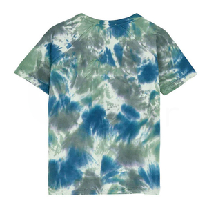 Camiseta de Manga Corta con Estampado Tie-Dye para Hombre, Cuello Redondo, Corte Regular, Tejido de Punto, Estilo Casual - Product Image 2