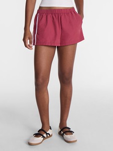 HAMSUB INDUSTRY Short en toile de polyester tricoté bleu clair pour femme, couleur unie, avec cordon de serrage, décontracté, taille mi-haute, coupe régulière - Product Image 6