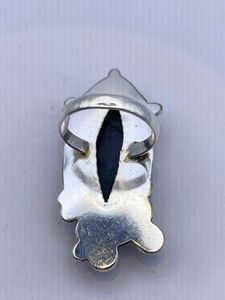 Bague statement en labradorite marquise – Bague gothique en filigrane avec pierre précieuse bleue chatoyante, faite à la main en argent, cadeau pour elle - Product Image 3