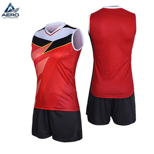 Professional Sublimation <b>Volleyball</b> Uniform with Custom Design 100% Polyester Quick Dry <b>Volleyball</b> Jersey & Short <b>Set</b> - Product Image 4