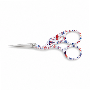 Nautical Pattern Embroidery <b>Scissors</b> 4.5 Inch Stainless Steel Sharp Pointed Crane Embroidery <b>Scissors</b> - Product Image 3