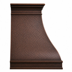 Campana extractora de cobre martillado clásica hecha a mano, diseño clásico, campana de cobre martillado, campana extractora antigua personalizable - Product Image 6