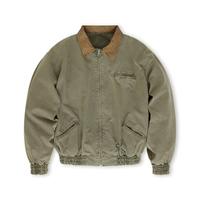 Blouson Bomber Unisexe Hiver Personnalisé OEM, Robuste, en Polaire, Imperméable, Respirant, Écologique, Vêtement de Travail, Motif Frontal au Design Original