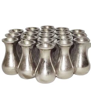 Hot Aluminum Nickel Plated Bunch of <b>Small</b> Flower <b>Vases</b> <b>Small</b> <b>Vases</b> Classic Style Mini Tabletop High Quality Unique Style <b>Vases</b> - Product Image 1