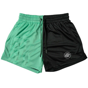 <b>Men's</b> Breathable Gym <b>Shorts</b> Mesh Athletic Workout <b>Shorts</b> with Pockets Customizable Logo Running Training Fitness <b>Mens</b> Gym <b>Short</b> - Product Image 1
