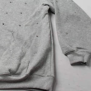 เสื้อฮู้ดดี้ผ้าฟลีซคอตตอน 100% ลายดอกไม้ขนาดใหญ่พิเศษ  แบบหนา  ตกแต่งด้วยคริสตัล  สไตล์ Y2K  สตรีทแวร์  ใส่ได้ทั้งชายและหญิง  มีกระเป๋า  เป็นมิตรต่อสิ่งแวดล้อม - Product Image 4
