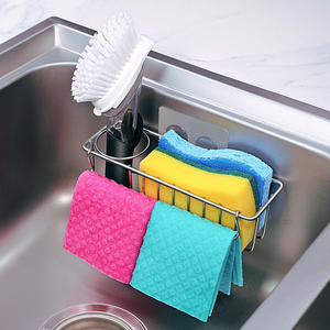 Most Selling single tier Stainless Steel Non Folding Kitchen <b>Sink</b> Sponge Holder stylish Design Modern Home kitchen Use - Product Image 6