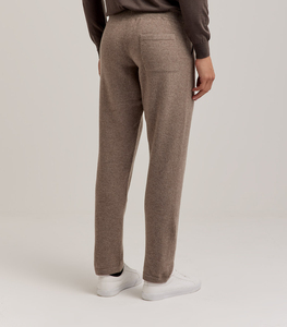 Pantalones Deportivos de Punto Marrón para Hombre PHANTOM IMPEX, Cintura Elástica con Cordón, Pantalones Casuales con Bolsillos Laterales, Cachemira de Peso Medio para Invierno - Product Image 2