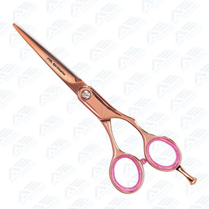 Tijeras de Peluquería de Acero Inoxidable con Silenciador Confortable, Diseño en Oro Rosa, 5.75 Pulgadas, Tijeras Profesionales para Cortar el Cabello - Product Image 3