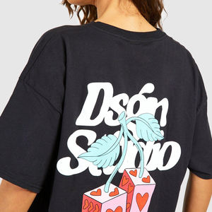 Camiseta Unisex Vintage Personalizada, Transpirable y de Secado Rápido, 100% Algodón, Cuello Redondo, Tejido de Punto Grueso, para Verano - Product Image 6