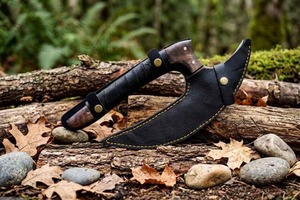 Hacha vikinga personalizada al por mayor con hoja de acero inoxidable y funda de cuero, OEM/ODM disponible, hacha vikinga hecha a medida - Product Image 6
