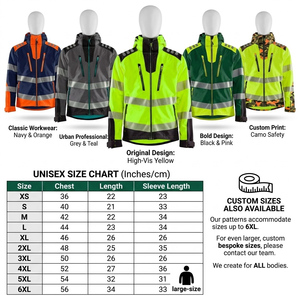 Chaqueta reflectante impermeable de alta visibilidad personalizada con capucha para construcción y ropa de trabajo de seguridad al aire libre - Product Image 2