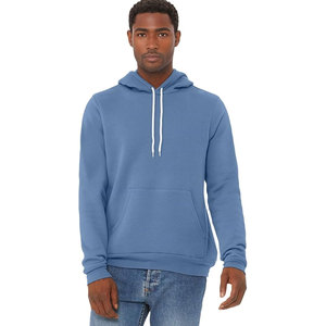 Sweat-shirts à capuche unisexes Bella Canvas 3719 en molleton éponge respirant 100 % coton de qualité supérieure, couleur verte, vente en gros - Product Image 6