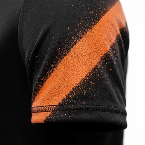 Men's Summer 100% Cotton Casual T-Shirt Oversized Street Wear Custom Transfer Loose Fit Silk Screen Blank AMIB SPORTS Short - Product Image 5