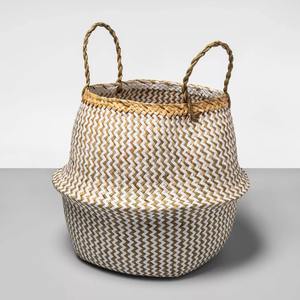 Cheapest cost sustainable sea grass storage <b>basket</b> seagrass <b>belly</b> <b>baskets</b> home spa hotel organization - Product Image 5