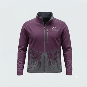 Chaqueta Casual de Lona para Hombre Ostriya International, Estilo Informal, Ajuste Cómodo, Logotipo Personalizado, Cuello Alto, Ropa de Invierno - Product Image 3