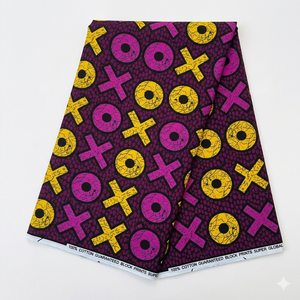 Custom Printed African Wax Cotton Fabric Ankara Kitenge for Fashion <b>Garment</b> Manufacturing Bulk OEM ODM Service - Product Image 1