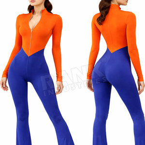 Combinaisons de sport pour femmes fabriquées au Pakistan, ensembles de leggings de sport 2 pièces pour la salle de sport, couleur unie - Product Image 6