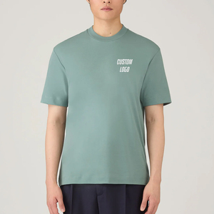 เสื้อยืดออกกำลังกายผู้ชายผ้าฝ้ายถักแบบสตรีทแวร์ น้ำหนักมาก ระบายอากาศได้ดี เป็นมิตรกับสิ่งแวดล้อม สำหรับฟิตเนสและยิม  รับผลิตตามสั่งขายส่ง - Product Image 3