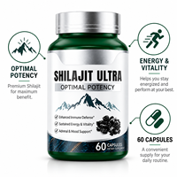 Capsules de Shilajit 60 unités – Complément alimentaire premium pour le bien-être quotidien avec résine minérale pour l'énergie, la vitalité et le soutien immunitaire