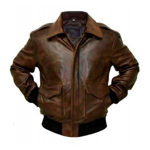 Chaqueta de cuero de diseño de moda para hombre, nueva llegada, chaquetas de cuero para hombre, chaqueta de cuero vacuno de primera calidad - Product Image 1