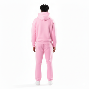 Ensemble veste et pantalon coupe-vent 2 pièces DCY personnalisé à capuche, manches longues, color block, polyester/coton, pour sports de plein air et course à pied - Product Image 2