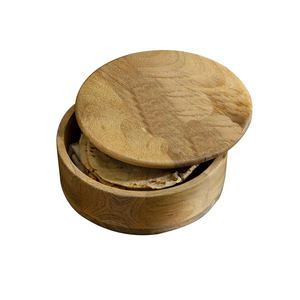 Pot en bois fait main Couvercle naturel durable Qualité supérieure économique Fournisseur direct Logo personnalisé Parfait pour servir des repas chauds - Product Image 1