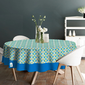 Printed Pure Cotton <b>Table</b> <b>Cover</b> Woven Fabric <b>Waterproof</b> Oilproof Elegant Dining Kitchen Decor - Product Image 1