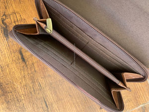 Pochette portefeuille à sculpter usinée à la main portefeuille en cuir de vachette élégant multi-usages embrayages en cuir occidental pour femmes - Product Image 5