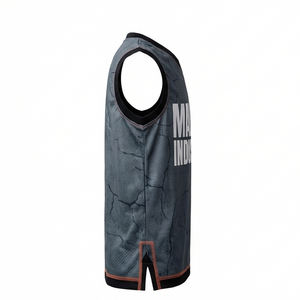 Uniforme de Baloncesto Sublimado de Alto Rendimiento, Conjunto de Camiseta Personalizada con Patrón de Equipo, Ropa Deportiva Transpirable para Entrenamiento - Product Image 4