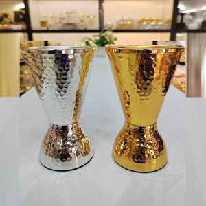 Luxury Hammered Hourglass Bakhoor Burner Set Gold & Silver Finish. Metal Arabic <b>Incense</b> <b>Holder</b> For Home Decor And Gifting - Product Image 1