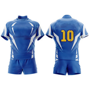 Uniforme de Rugby para Hombre, Nuevo, Cosido, con Diseño Impreso y Pantalones Cortos, Servicio Profesional OEM/ODM, Venta al Por Mayor - Product Image 2