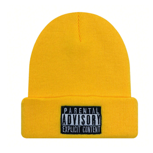 Gorro de Punto Personalizado con Logotipo Bordado, Material Acrílico, Gorra de Invierno Estilo Urbano para Hombre y Mujer, Gorra de Ciclismo con Parche OEM al por Mayor - Product Image 2