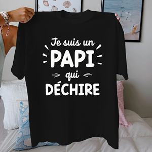 Soy un abuelo que rasga Camiseta cómoda de algodón puro para mujer - Product Image 1