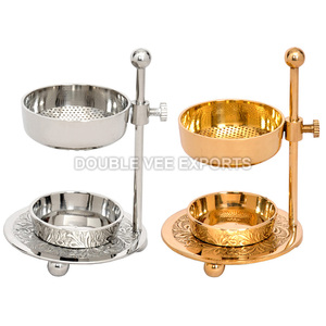Soporte Ajustable de Latón para Quemador de Incienso |   Porta Carbón Litúrgico – DOUBLE VEE EXPORTS - Product Image 2