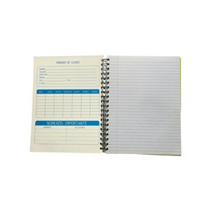 Carnet à spirale à pages lignées sur le thème de l'<span class=keywords><strong>action</strong></span> de voiture de course avec calendrier de classe et table de multiplication - Product Image 2