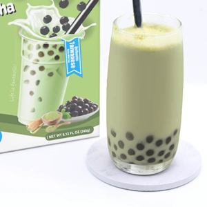 Poudre instantanée de thé au lait saveur Matcha Kit de maison poudre de thé à bulles approvisionnement en gros - Product Image 5