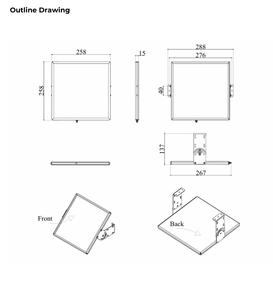 UHF RFID CP25ชุดแบบบาง9 dBic เสาอากาศวงกลม902-928 MHz การจัดการคลังสินค้าผลิตในเวียดนาม - Product Image 4