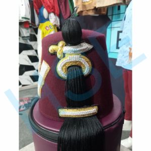 Sombrero Shriner Bordado Personalizado con Estuche de Transporte a Juego - Product Image 5