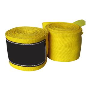 Vendas de boxeo de algodón morado con cierre de velcro para entrenamiento de artes marciales, diseño transpirable unisex - Product Image 2
