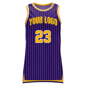 Maillot de basket-ball imprimé par sublimation, dernier design, léger, vêtements de sport performants, sans manches, pour l'entraînement et les matchs d'équipe - Product Image 1