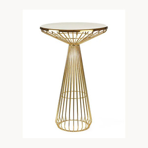 Premium Stylish Metal <b>Side</b> <b>Table</b> With Glass Top New Design Customized <b>Round</b> End <b>Table</b> Modern Home Decor New Arrival - Product Image 1
