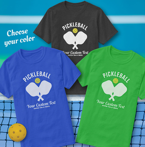 Nouveau T-shirt de pickleball tendance à épaules tombantes en coton premium haute densité avec impression DTF – Vente en gros - Product Image 5