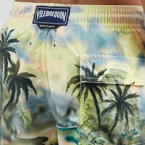 2025 Customized Logo 18 Colors Solid <b>Men's</b> Board Shorts Eco-Friendly Breathable Knee Length Quick Dry Outdoor Beach Swim <b>Trunks</b> - Product Image 6