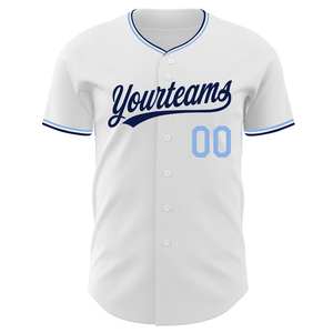 Custom Name Baseball Jersey Breathable 100% Polyester Short Sleeve Printed Full Button Shirt for All Seasons - Product Image 6