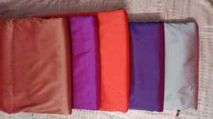Tissu de Soie Pure de Mûrier de Luxe Tissé à la Main, Matière en Soie Katan Unie, Textile de Créateur pour Vêtements de Mariée, Vente en Gros - Product Image 2