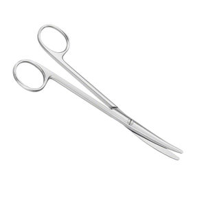 Ciseaux de dissection sur mesure de 16 cm, lame en acier inoxydable demi-or, bord lisse et arrondi, pour chirurgie générale, manche en acier - Product Image 5