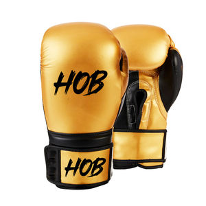 Guantes de Boxeo Personalizables de Cuero Genuino de Alta Calidad con Cierre de Gancho y Bucle, Antideslizantes, Diseño de Logotipo Personalizado, para Entrenamiento de Artes Marciales - Product Image 5